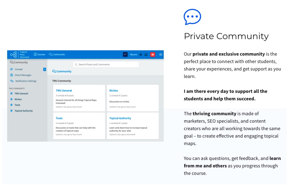 Topical Maps Unlocked Private Community